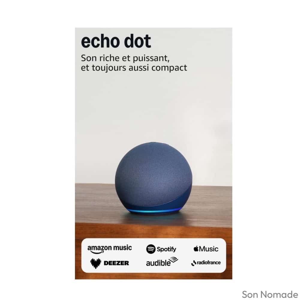 Enceinte bluetooth multiroom Amazon Echo Dot nouvelle génération
