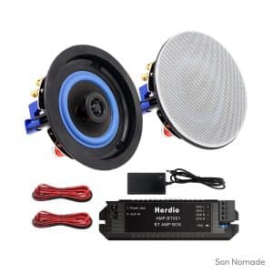 Enceinte bluetooth plafond Herdio 4 pouces 160 W