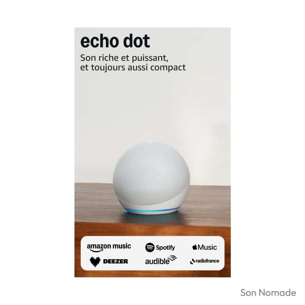 Enceinte bluetooth wifi Amazon Echo Dot nouvelle génération