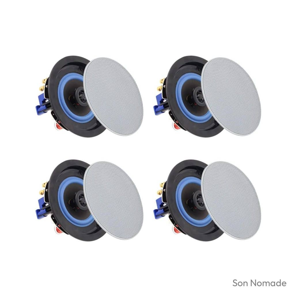 Haut-parleur plafond bluetooth Herdio 10,2 cm 160 W