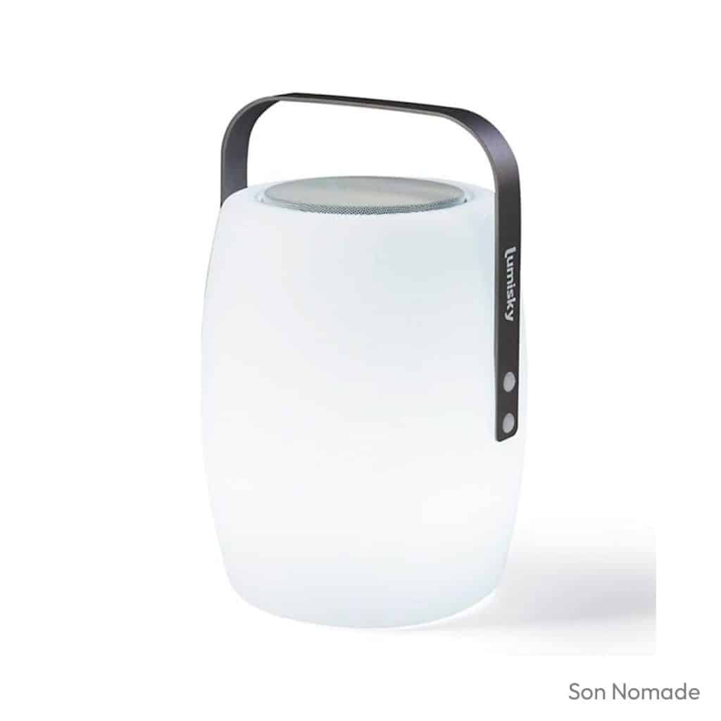 Lampe enceinte bluetooth Lumisky Lucy Play H31cm