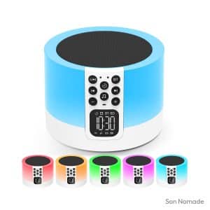 Radio réveil bluetooth AFEXOA veilleuse sons sommeil